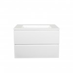 Revive Matte White Wall Hung 750 Vanity Cabinet Only